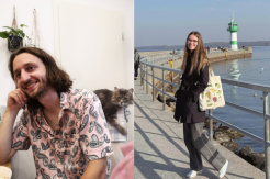 Fotos des zwei neuen Praktis Joas und Silja.