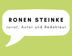 Ronen Steinke, Jurist, Autor und Redakteur